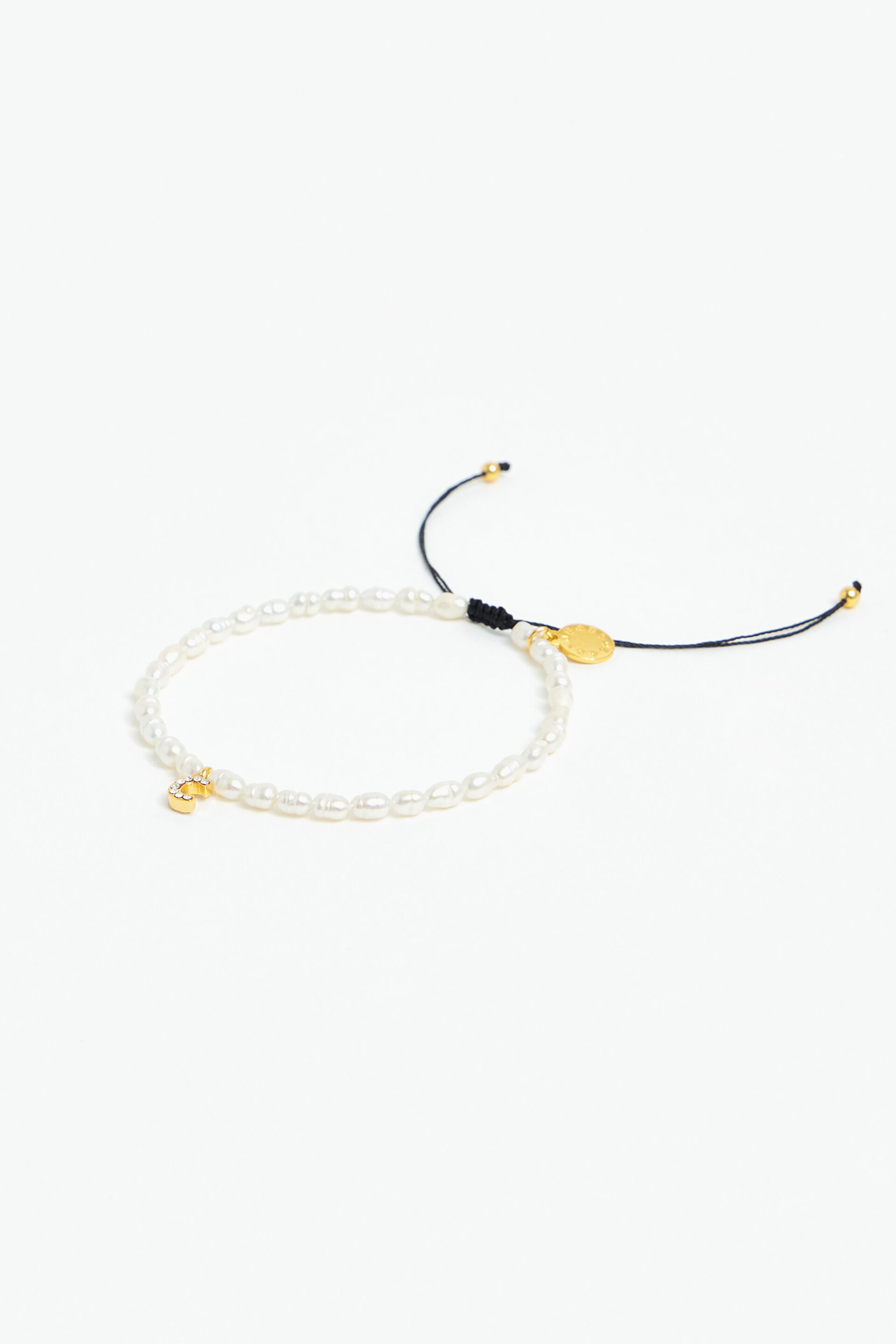 White CC Pearl Button bracelet – Cimber Designs