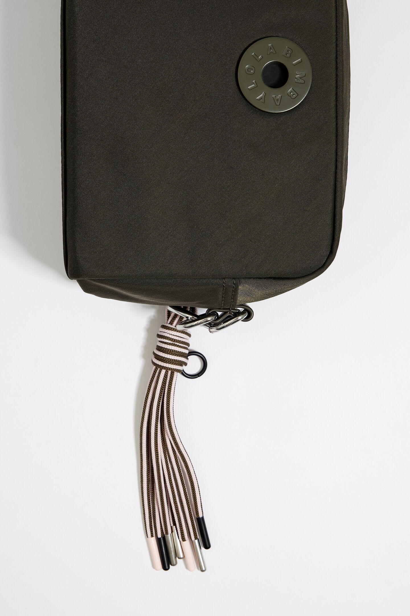 Leather crossbody bag Bimba y Lola Green in Leather - 28908222