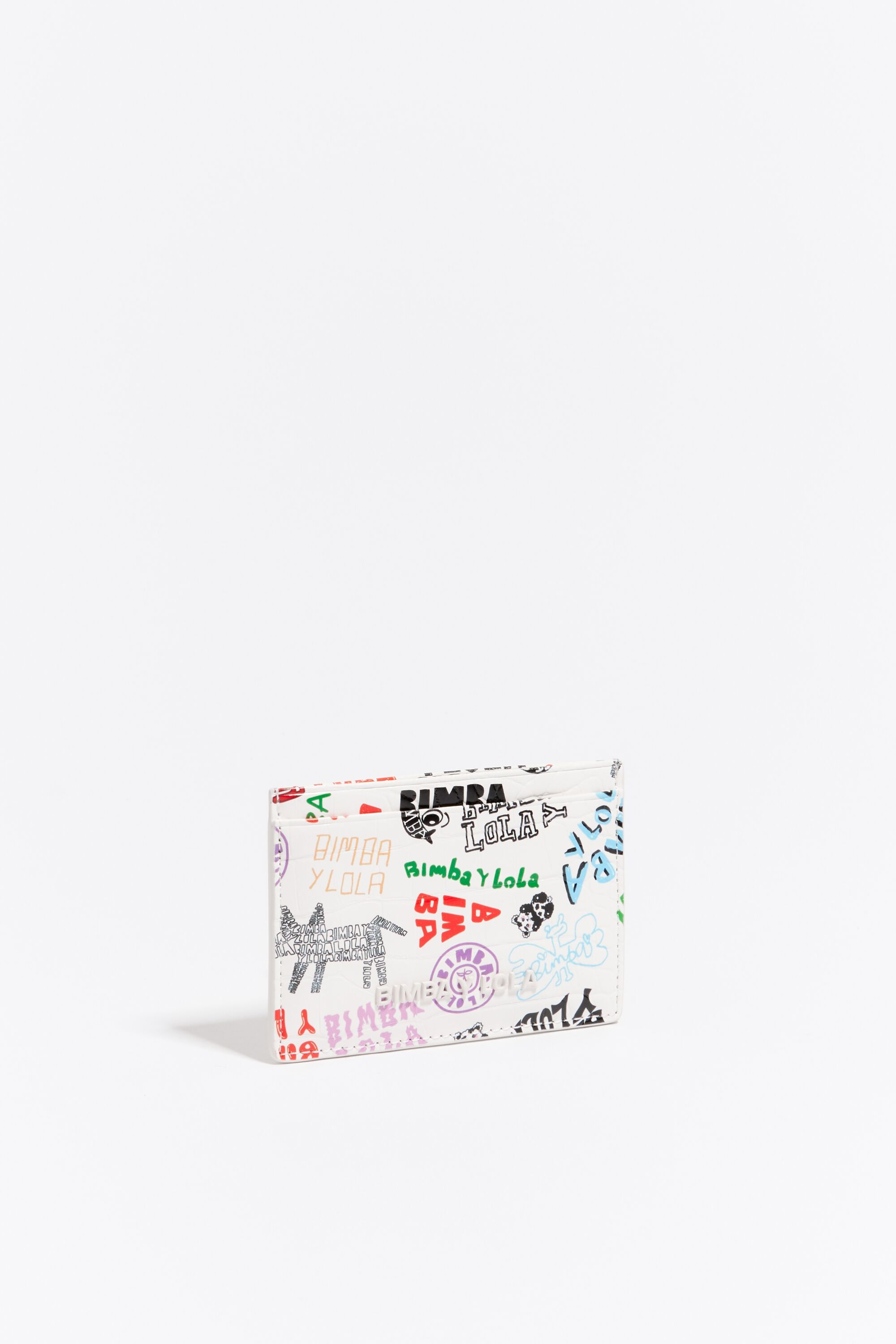 Bimba Y Lola Logo-Print Crocodile-Effect Wallet