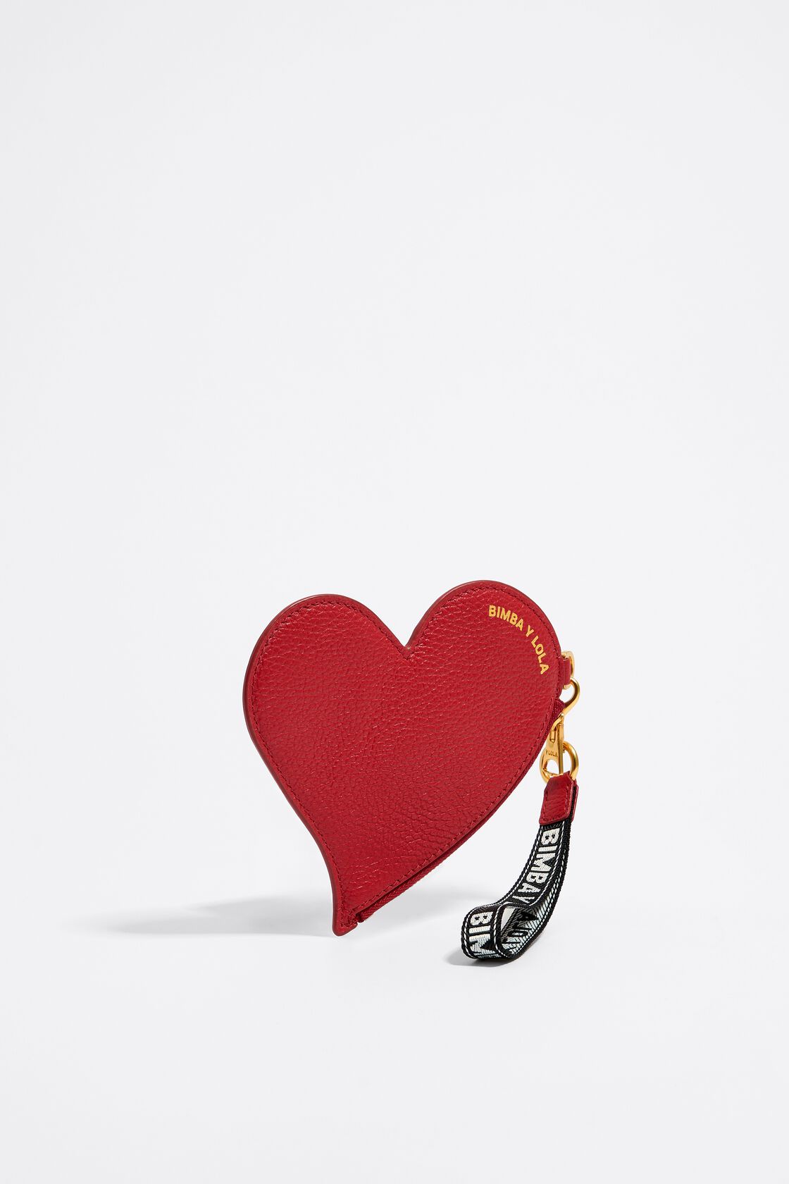 Buy Bimba Y Lola Heart-print Leather Wallet - Red At 30% Off