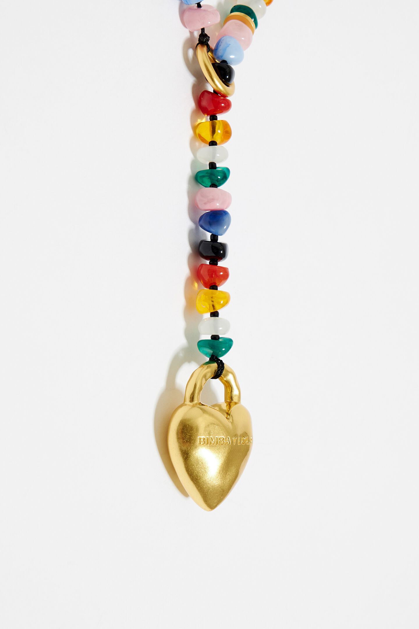 Bimba Y Lola Heart-Pendant Pearl Necklace