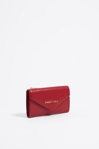 Red leather coin purse/card holder