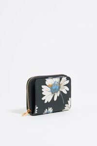 Anthracite Daisy flap purse