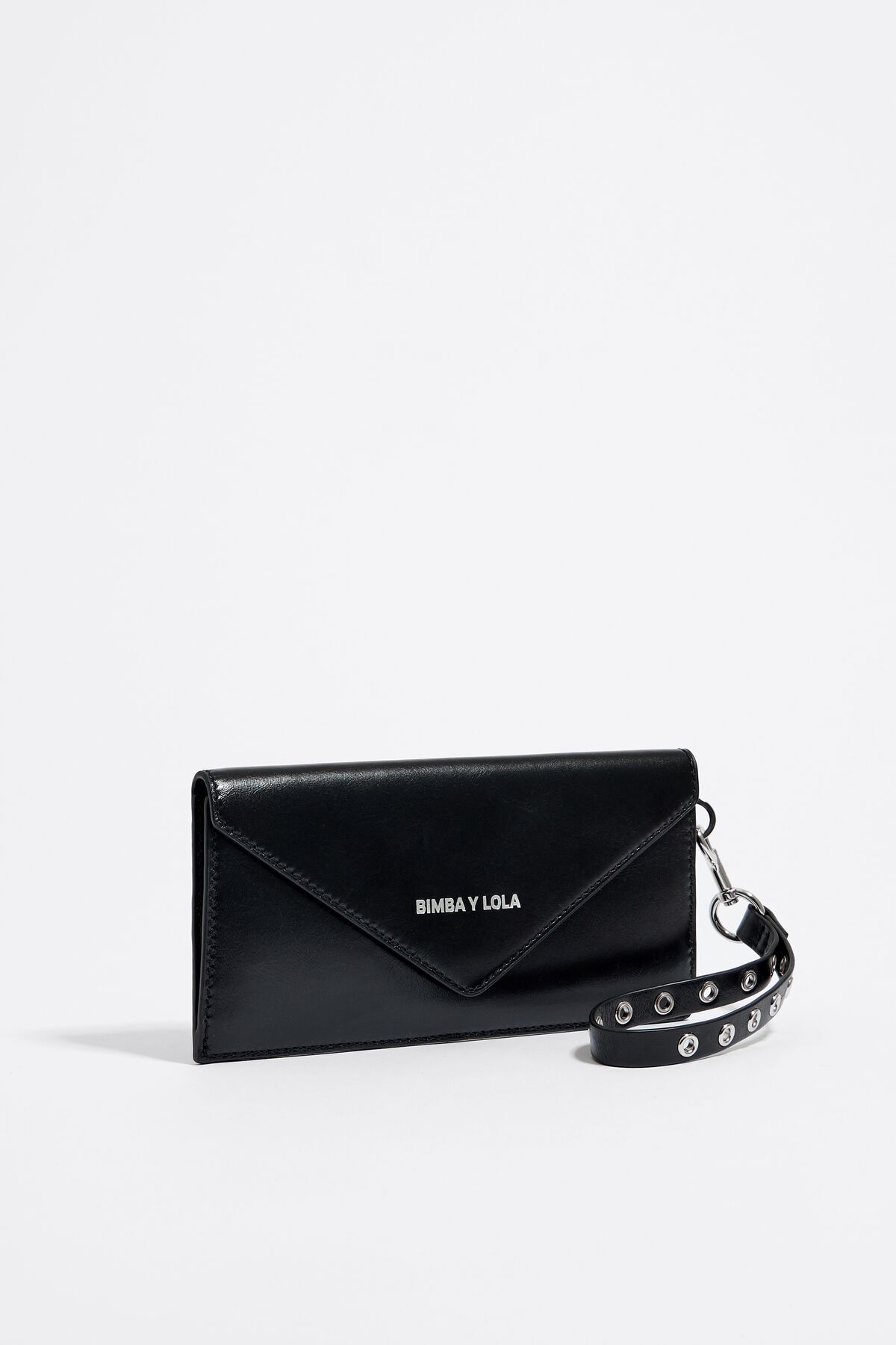 Bimba Y Lola Zip-pocket Crossbody Bag In Black