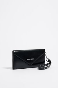 Leather wallet Bimba y Lola Black in Leather - 28704750