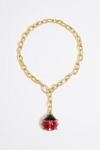 Red ladybug chain necklace