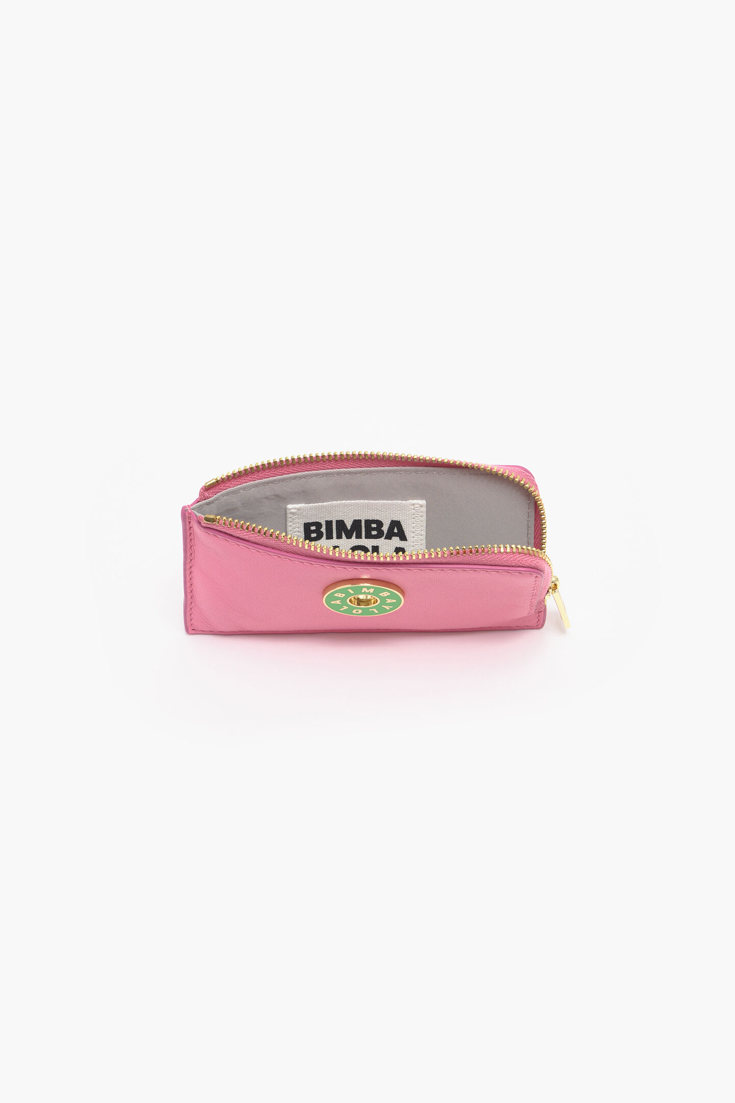 Bimba Y Lola Logo-Plaque Leather Coin Purse