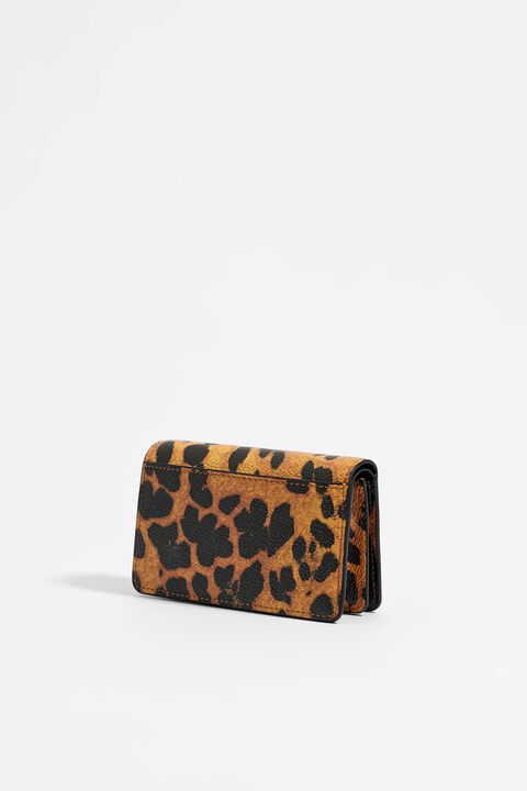 Leopard rectangular coin purse