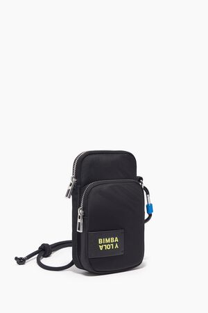 Shop bimba & lola Black padded nylon mini bag (232BBH806.11000) by Kinnie98