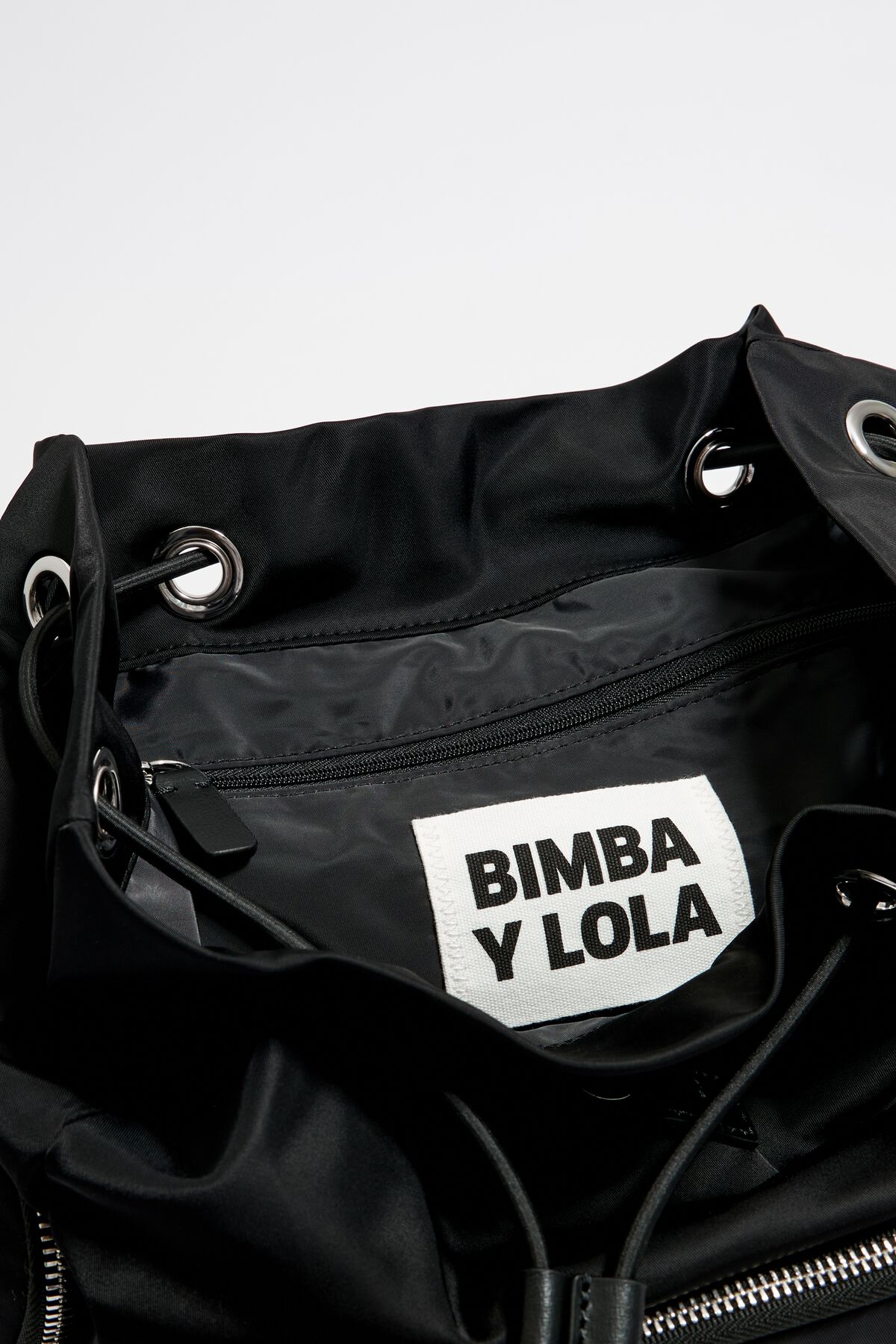 Bimba y Lola medium Chimo logo tote bag, Grey
