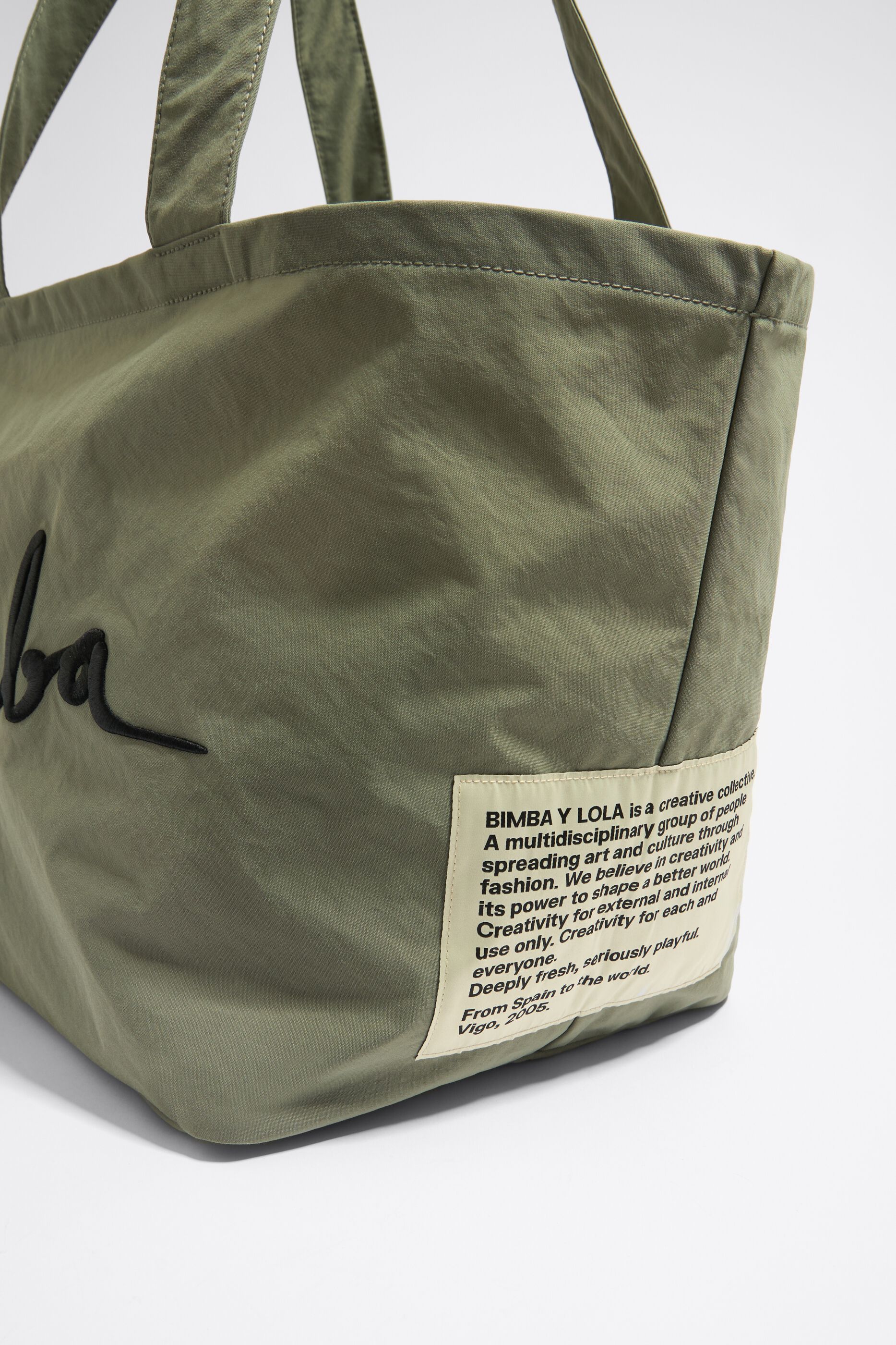 沸騰ブラドン bag everyone Nylon nylon Tote logo tote pocket bag 