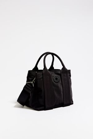 Leather handbag Bimba y Lola Black in Leather - 19188233