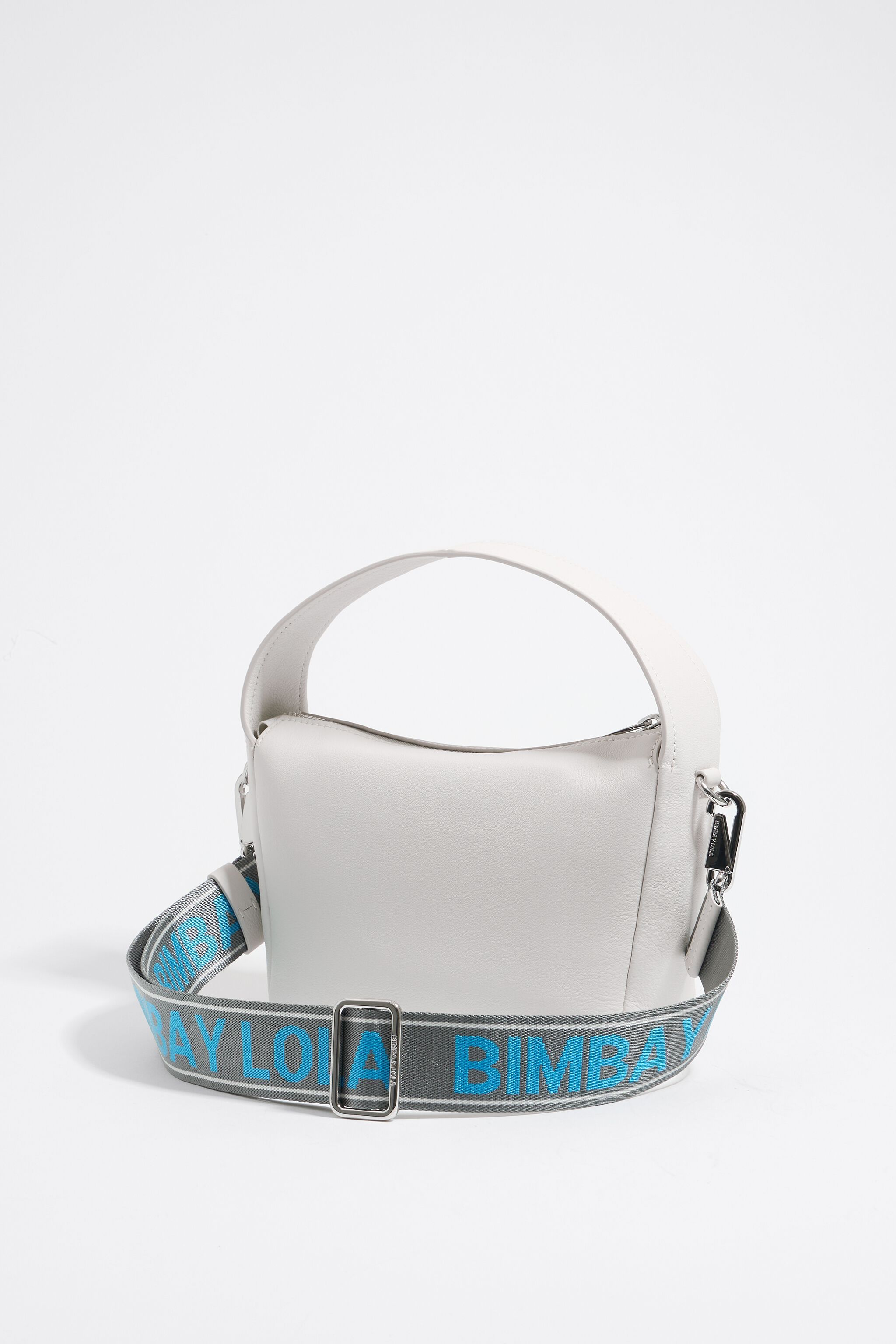 S off-white leather slouch bag